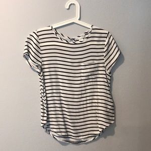 Black and white shirt